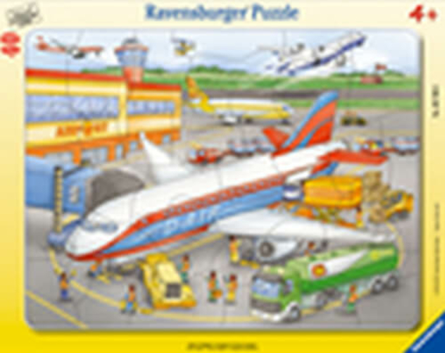 06700 Rahmenpuzzle Kleiner Flugplatz 40 Teile