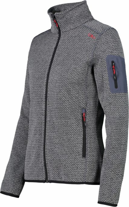 Schwere Fleecejacke Knit-Tech Meliert