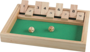 Natural Games Klappbrett, Brettspiel, 3-teilig, für 2-10 Spieler, ca. 27x19x3,3 cm, ab 5 Jahren