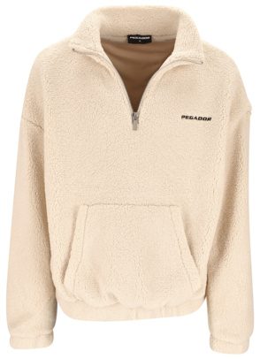 PEGADOR Half Zip Teddy Sweater 
