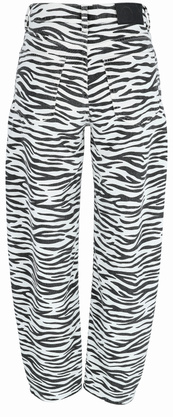 Barrel-Jeans "Mari Clear Zebra"
