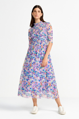 Kleid "Smocked Mesh"