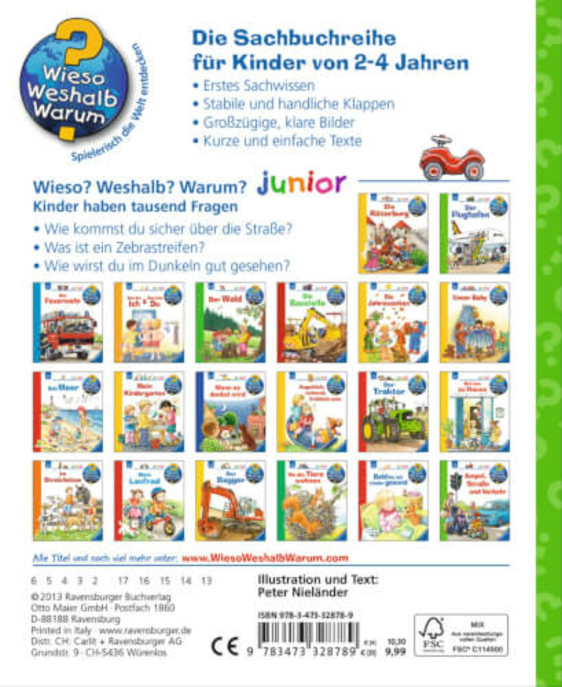 Kinder-Sachbuch "Wieso? Weshalb? Warum? - Ampel, Straße und Verkehr"