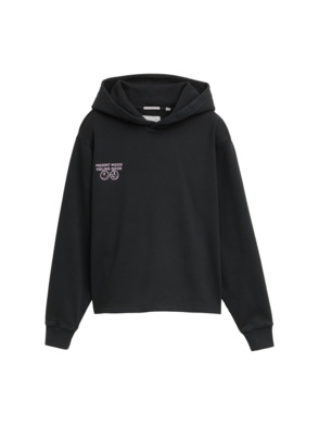 Hoodie "boxy printed"