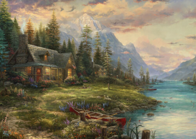 Puzzle "Thomas Kinkade: Ausflug am Vatertag", 1000 Teile