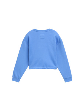 Cropped Sweatshirt "Smiley"