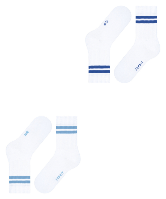 Esprit Tennis Stripe 2-Pack Damen Socken