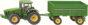 Landwirtschafts-Modell "Traktor mit Anhänger", 1953