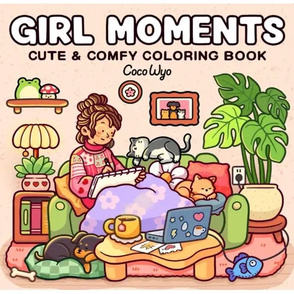 Girl Moments Cosy Malbuch