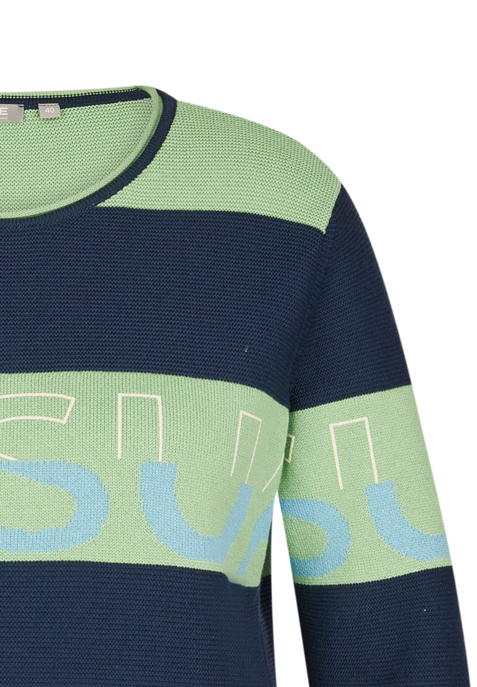 Gestreifter Pullover