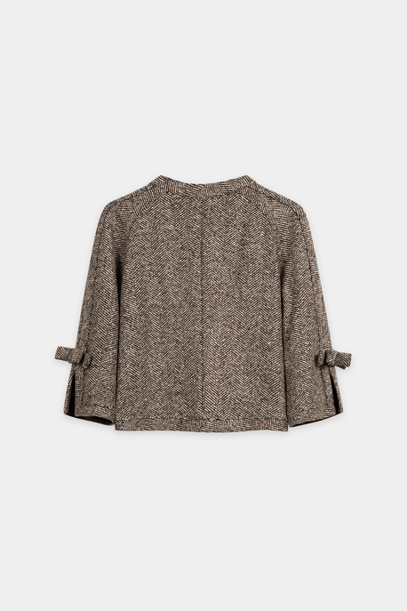 Fischgrat-Jacke