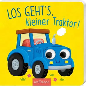 Wackelaugen-Buch "Los geht's, kleiner Traktor!"