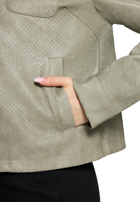 Kunstleder-Jacke