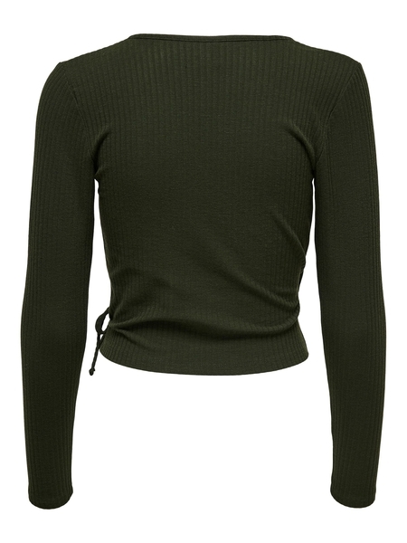ONLNELLA L/S TIE WRAP TOP JRS