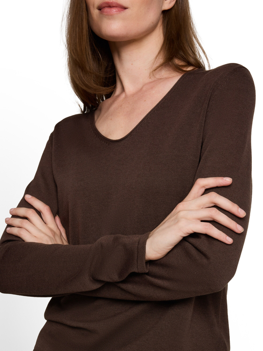 Sweater "basic v-neck"