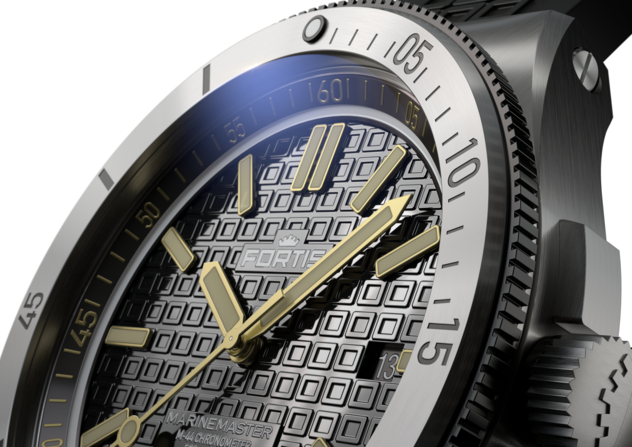 Uhr "MARINEMASTER M-44 BLACK RESIN AUF HORIZON STRAP"
