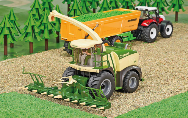 Modelltraktor "Krone Big X 580 Maishäcksler"