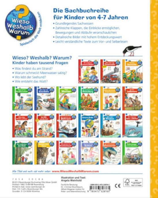 Kinder-Sachbuch "Wieso? Weshalb? Warum? - Komm mit ans Meer"