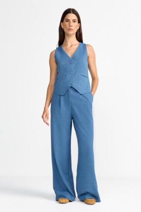 Hose "Blue Melange"