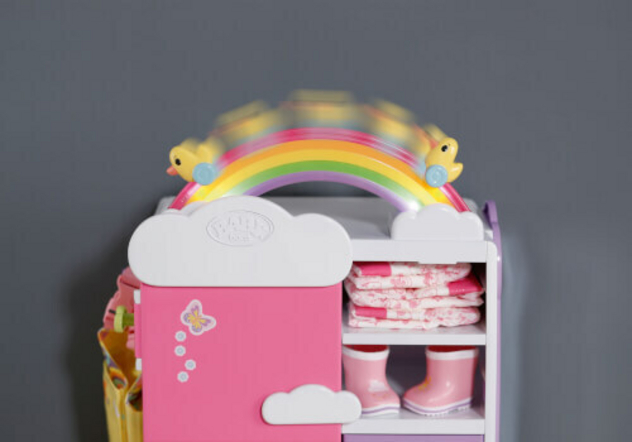 Baby Born-Zubehör "Regenbogen Schrank"
