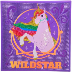 Unicorn Academy - Diamantenbild mit Rahm