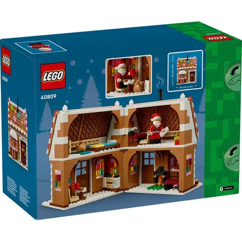 40809 Weihnachtliches Lebkuchenhaus V29