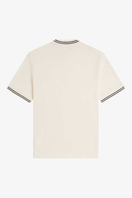 T-Shirt aus geripptem Jersey