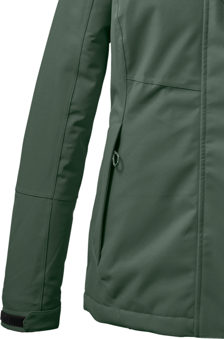 Funktionsjacke mit abnehmbarer Kapuze