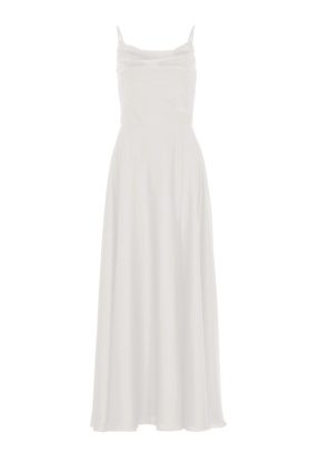 Abendkleid aus nachhaltigem Satin m