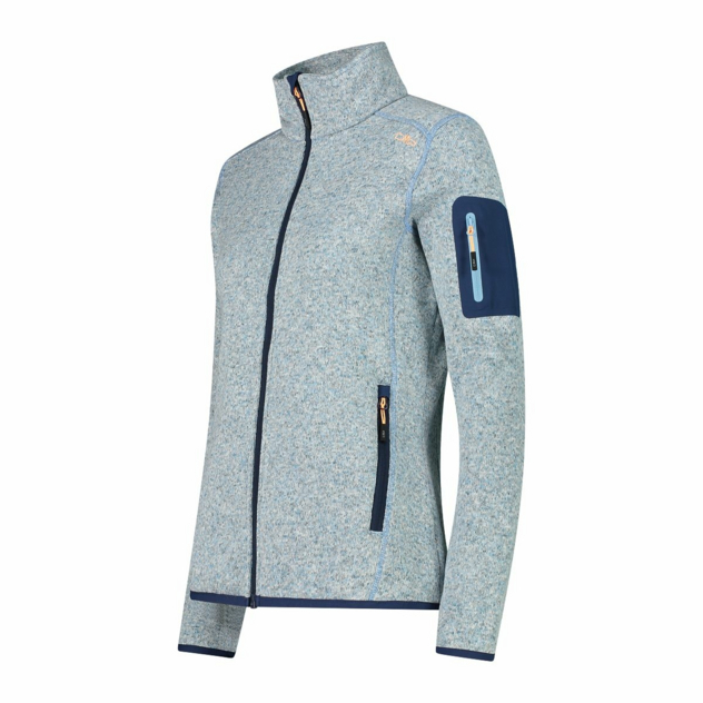 Schwere Fleecejacke Knit-Tech Meliert