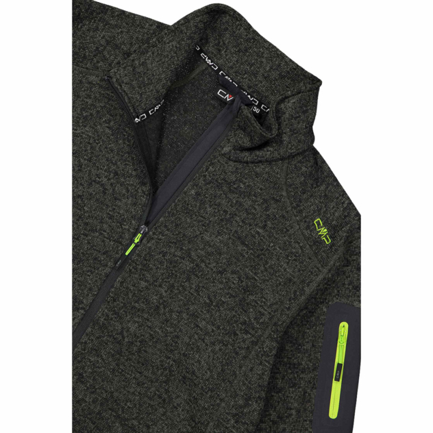 Schwere Fleecejacke Knit-Tech Meliert