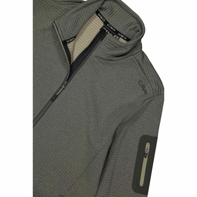 Fleecejacke mit Stehkragen