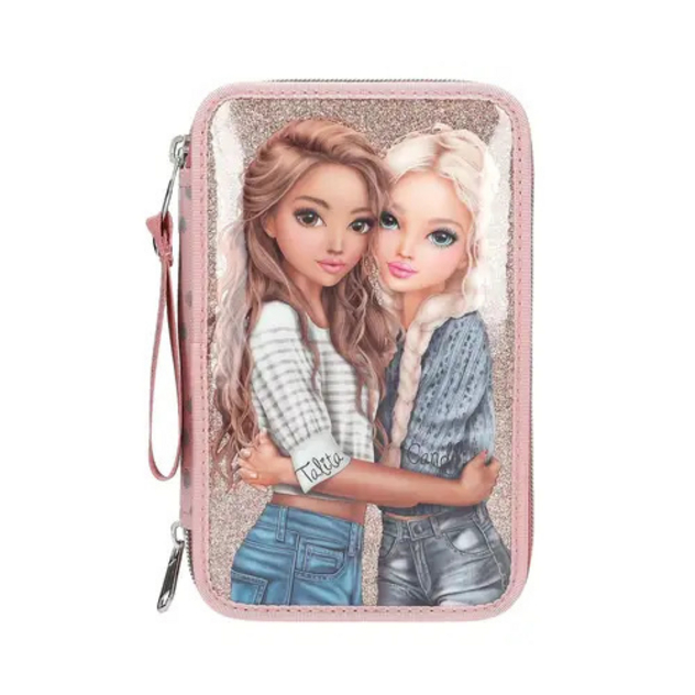 TOPModel 3-Fach-Federtasche "Dots"