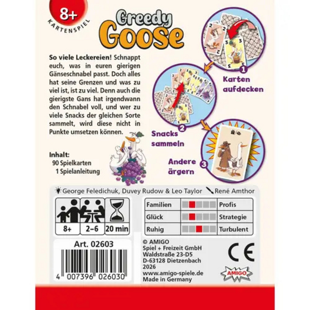 Kartenspiel "Greedy Goose"