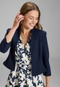 Taillierte Jacke aus Jersey Crêpe