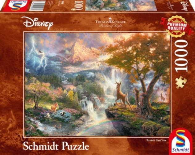 Puzzle "Thomas Kinkade: Disney Bambi", 1000 Teile
