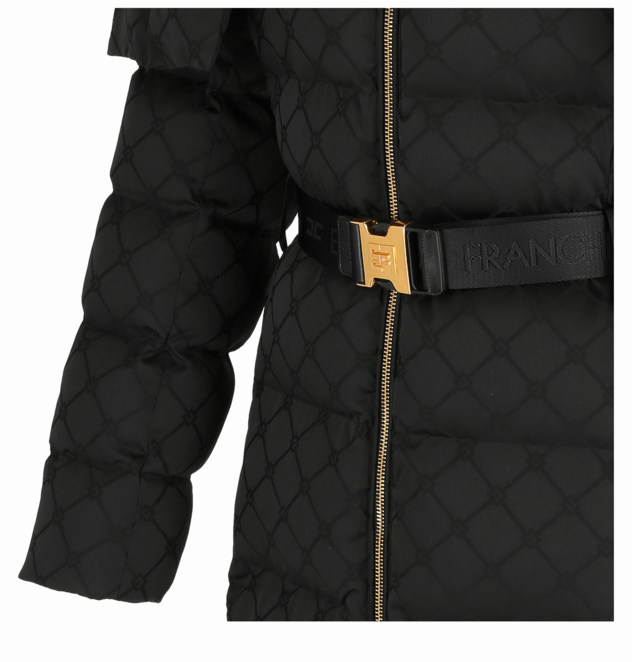 Steppmantel mit Gürtel