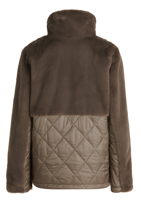 Plüschjacke