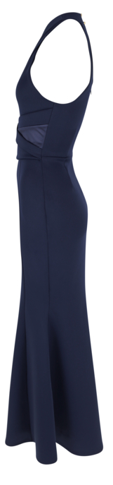 Abendkleid in Wickel-Optik