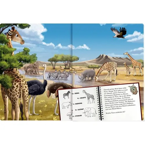 Mein riesengroßes WimmelSuchBuch: Tiere
