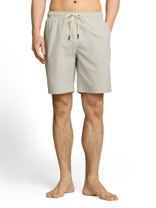 Seersucker-Badeshorts