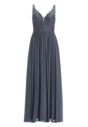 Chiffonkleid mit Spitzenstickerei