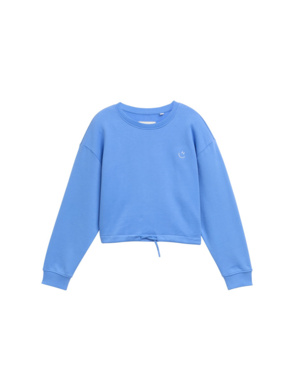 Cropped Sweatshirt "Smiley"