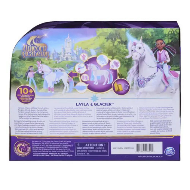 Unicorn Academy-Puppenset "Glaciers Gemstone Adventure"