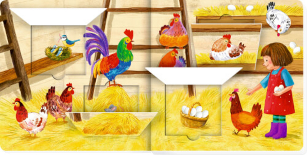 Klapp mal! Schieb mal!: Auf dem Bauernho