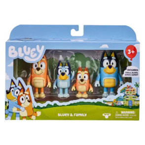 BLUEY-Figurenset "Familie", 4er-Pack