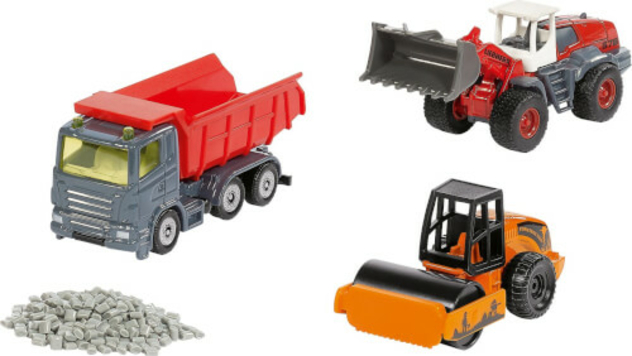 Fahrzeug-Geschenkset "Straßenbau", 6329