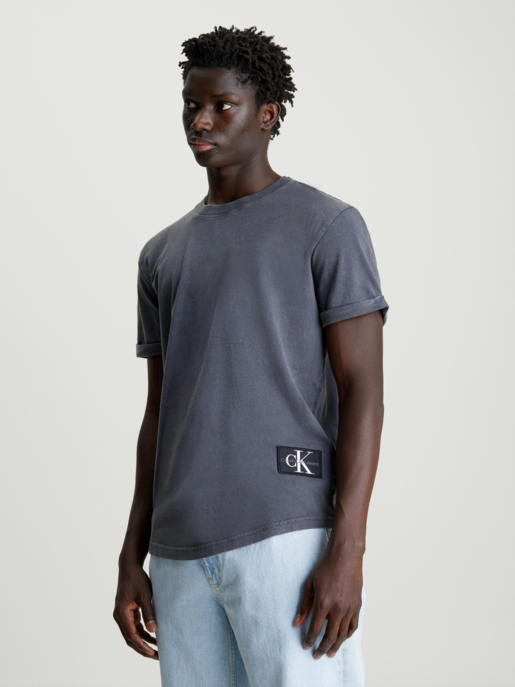 T-Shirt "Washed Monologo Badge"