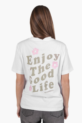 T-Shirt "Enjoy the Flowers"