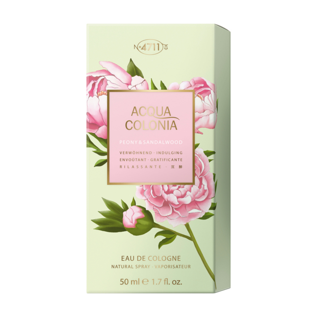 Eau de Cologne Spray "Poeny & Sandalwood", 50 ml